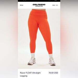 Girlfriend Collective FLOAT Ultralight Legging in Camel sz small